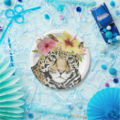 Tropical Halo | Sweet Cheetah Papieren Bordje (Feest)