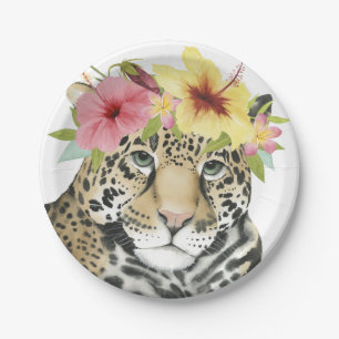 Tropical Halo   Sweet Cheetah Papieren Bordje