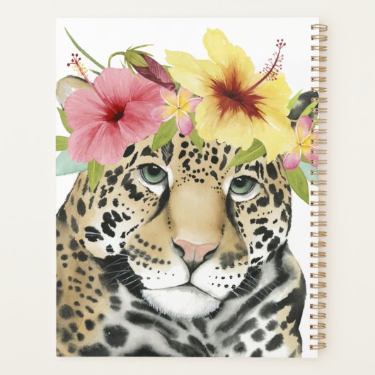 Tropical Halo | Sweet Cheetah Planner (Achterkant)