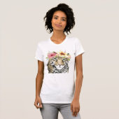 Tropical Halo | Sweet Cheetah T-shirt (Voorkant volledig)
