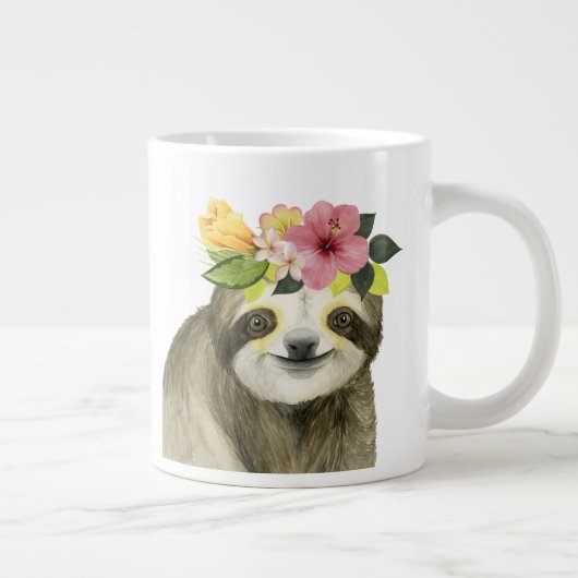 Tropical Halo | Sweet Sloth Grote Koffiekop (Rechts)