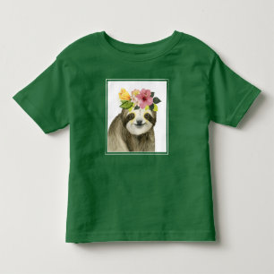 Tropical Halo   Sweet Sloth Kinder Shirts