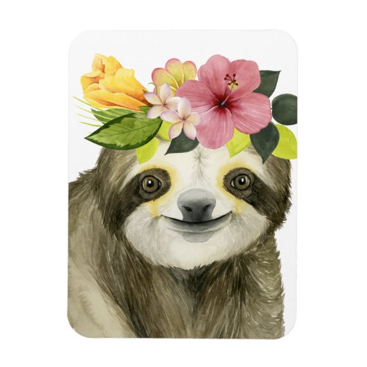 Tropical Halo | Sweet Sloth Magneet (Verticaal)