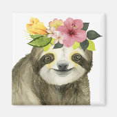 Tropical Halo | Sweet Sloth Magneet (Voorkant)