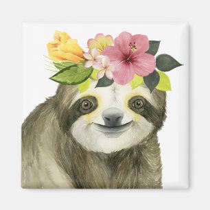 Tropical Halo   Sweet Sloth Magneet