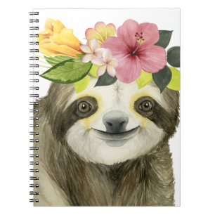 Tropical Halo   Sweet Sloth Notitieboek