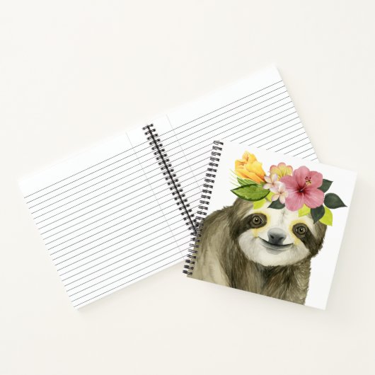 Tropical Halo | Sweet Sloth Notitieboek (Binnen)