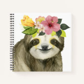 Tropical Halo | Sweet Sloth Notitieboek (Voorkant)