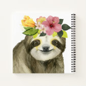 Tropical Halo | Sweet Sloth Notitieboek (Achterkant)