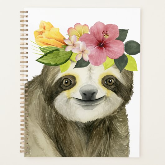 Tropical Halo | Sweet Sloth Planner (Voorkant)