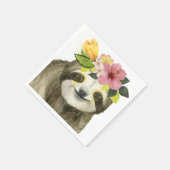 Tropical Halo | Sweet Sloth Servet (Hoek)