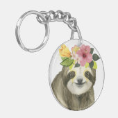 Tropical Halo | Sweet Sloth Sleutelhanger (Voorkant Links)