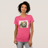 Tropical Halo | Sweet Sloth T-shirt (Voorkant volledig)