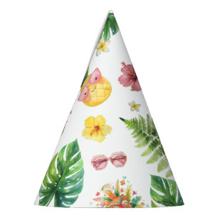 Tropical Hawaii Aloha Verjaardagsfeest Feesthoedjes