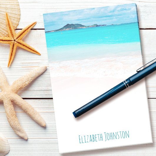 Tropical Hawaii turquoise oceaanstrand op maat Post-it® Notes