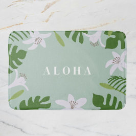 Tropical Hawaiian Bath Mat