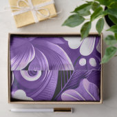 Tropical Hawaiian Flower Hibiscus Purple Decoupage Tissuepapier (Geschenk)