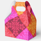 Tropical hawaiian print bedankdoosjes (Achterkant)