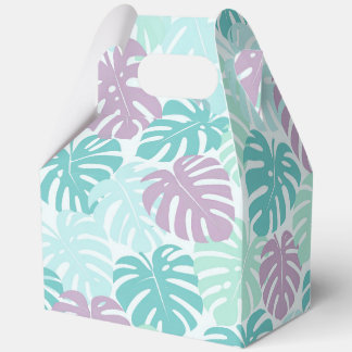 Tropical hawaiian print bedankdoosjes