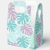 Tropical hawaiian print bedankdoosjes (Open)