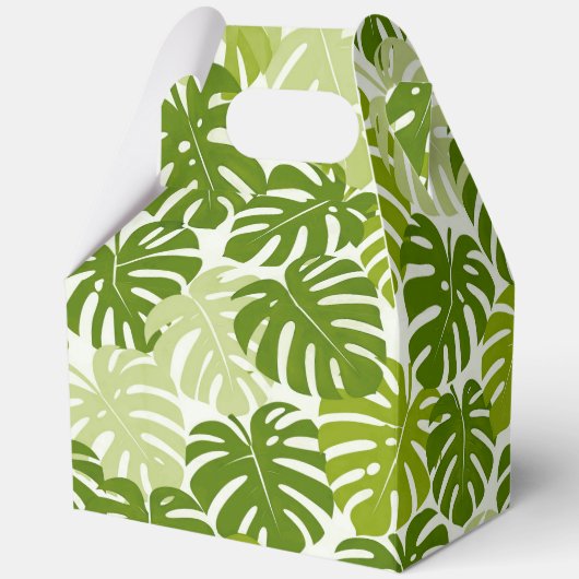 Tropical hawaiian print bedankdoosjes (Voorkant)