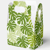 Tropical hawaiian print bedankdoosjes (Open)