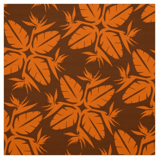 Tropical Hawaiian Quilt Pattern Bird of Paradise Stof (Swatch)