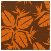 Tropical Hawaiian Quilt Pattern Bird of Paradise Stof (Close Up)