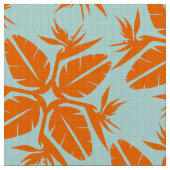Tropical Hawaiian Quilt Pattern Bird of Paradise Stof (Close Up)
