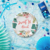 Tropical Hawaiian Sweet 16 Birthday Paper Bord (Feest)