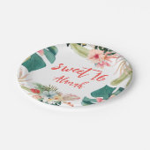 Tropical Hawaiian Sweet 16 Birthday Paper Bord (Gekanteld)