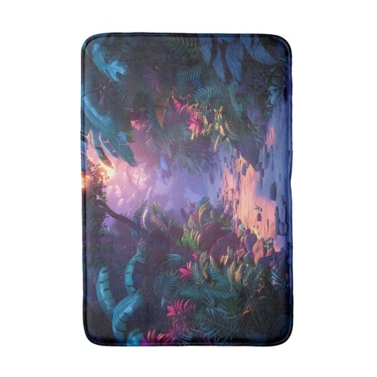 Tropical Hawaiian Walking Path  Badmat (Voorkant Verticaal)