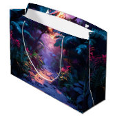 Tropical Hawaiian Walking Path Groot Cadeauzakje (Achterkant Gekanteld)