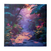 Tropical Hawaiian Walking Path  Tegeltje (Voorkant)