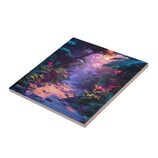 Tropical Hawaiian Walking Path  Tegeltje (Zijkant)