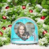 Tropical Heart Photos Grandkids Gift Snow Globe Sneeuwbol (Kerstmis)
