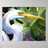 Tropical Heron Poster (Voorkant)