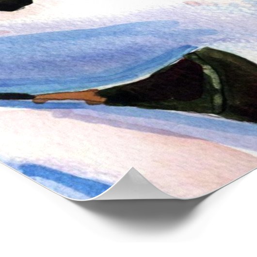 Tropical Heron Poster (Hoek)