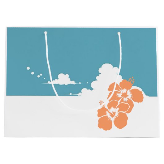 Tropical Hibiscus-Summer Resort Design Groot Cadeauzakje (Voorkant)