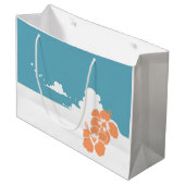 Tropical Hibiscus-Summer Resort Design Groot Cadeauzakje (Voorkant Gekanteld)