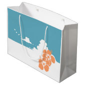 Tropical Hibiscus-Summer Resort Design Groot Cadeauzakje (Achterkant Gekanteld)