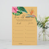 Tropical - Hoe oud waren ze bruidsspel (Staand voorkant)