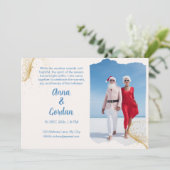 Tropical Holiday Kaart Invitation (Staand voorkant)