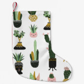 Tropical House Planten Illustratie Kleine Kerstsok (Voorkant)