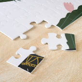 Tropical House Planten Illustratie Legpuzzel (Zijkant)