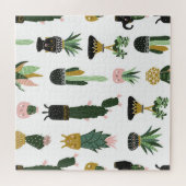 Tropical House Planten Illustratie Legpuzzel (Horizontaal)
