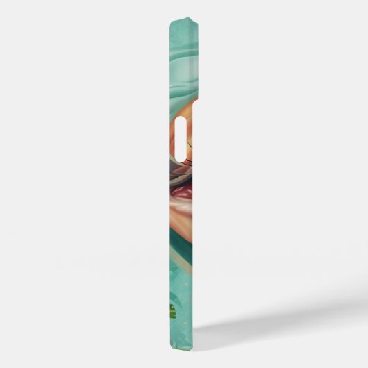 Tropical Human Eye iPhone 14 Hoesje (Achterkant / Rechts)