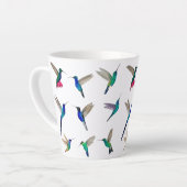 Tropical hummingbirds latte mok (Linkerhoek)