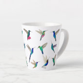 Tropical hummingbirds latte mok (Rechterhoek)