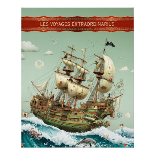 Tropical I Decor Mural Mer I Pirate Perfect Poster